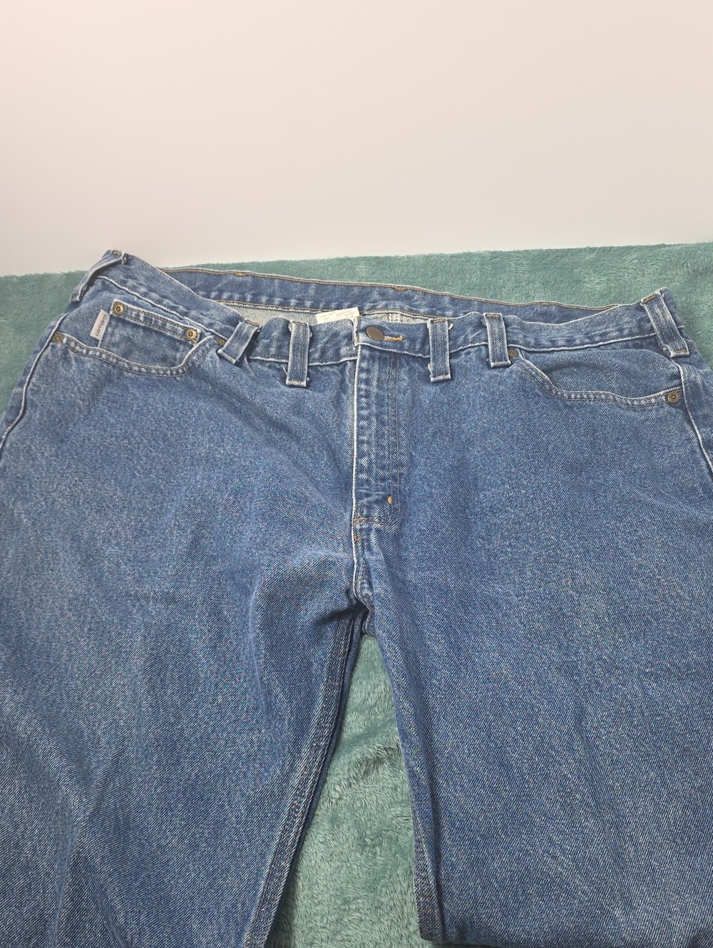 Carhartt Men’s Denim Jeans in Medium Blue